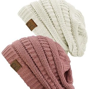 C.C Chunky Beanie (White)